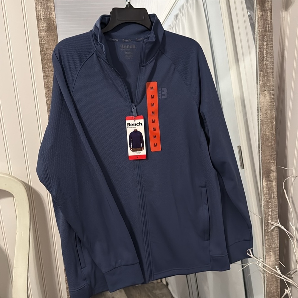 Bench Men's Dark Blue Performance Jacket - Picture 4 of 4
